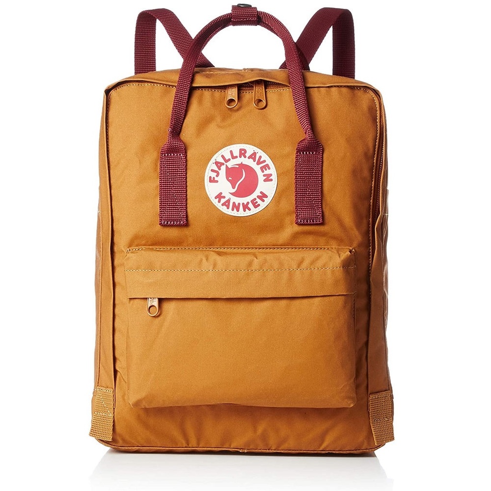 NWT- Fjallraven Kanken Backpack - Acorn and Ox Red